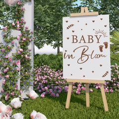 HATARU Baby in Bloom letter 20x60 image showcases large backdrop impact.