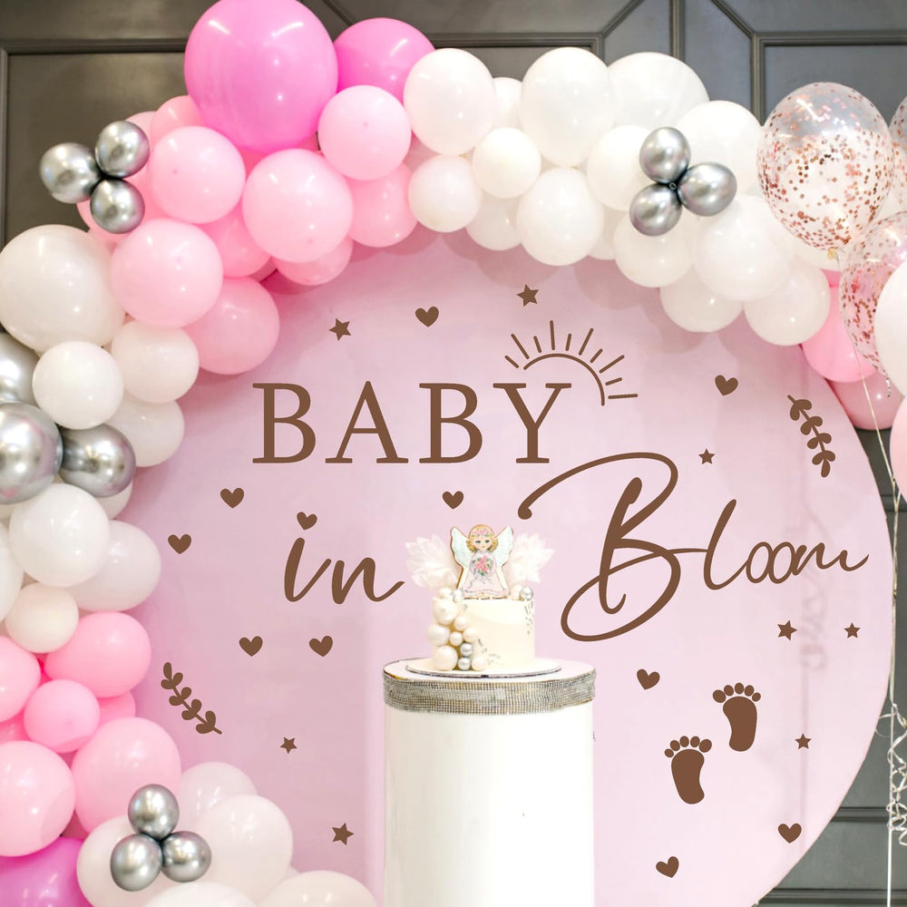 HATARU baby sign package-included image shows simple setup for parties.