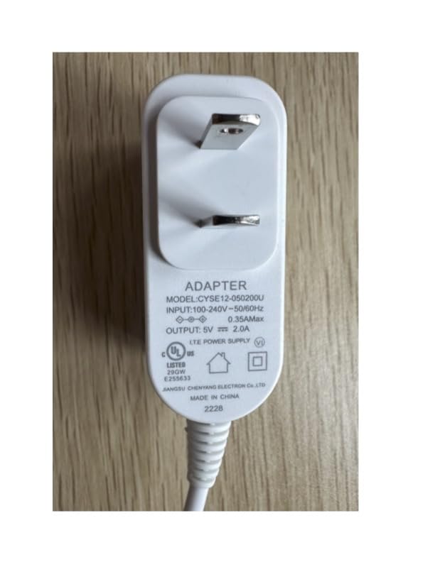 Hatch Baby adapter power cord barrel with durable plug supports travel-ready powering of Rest devices.