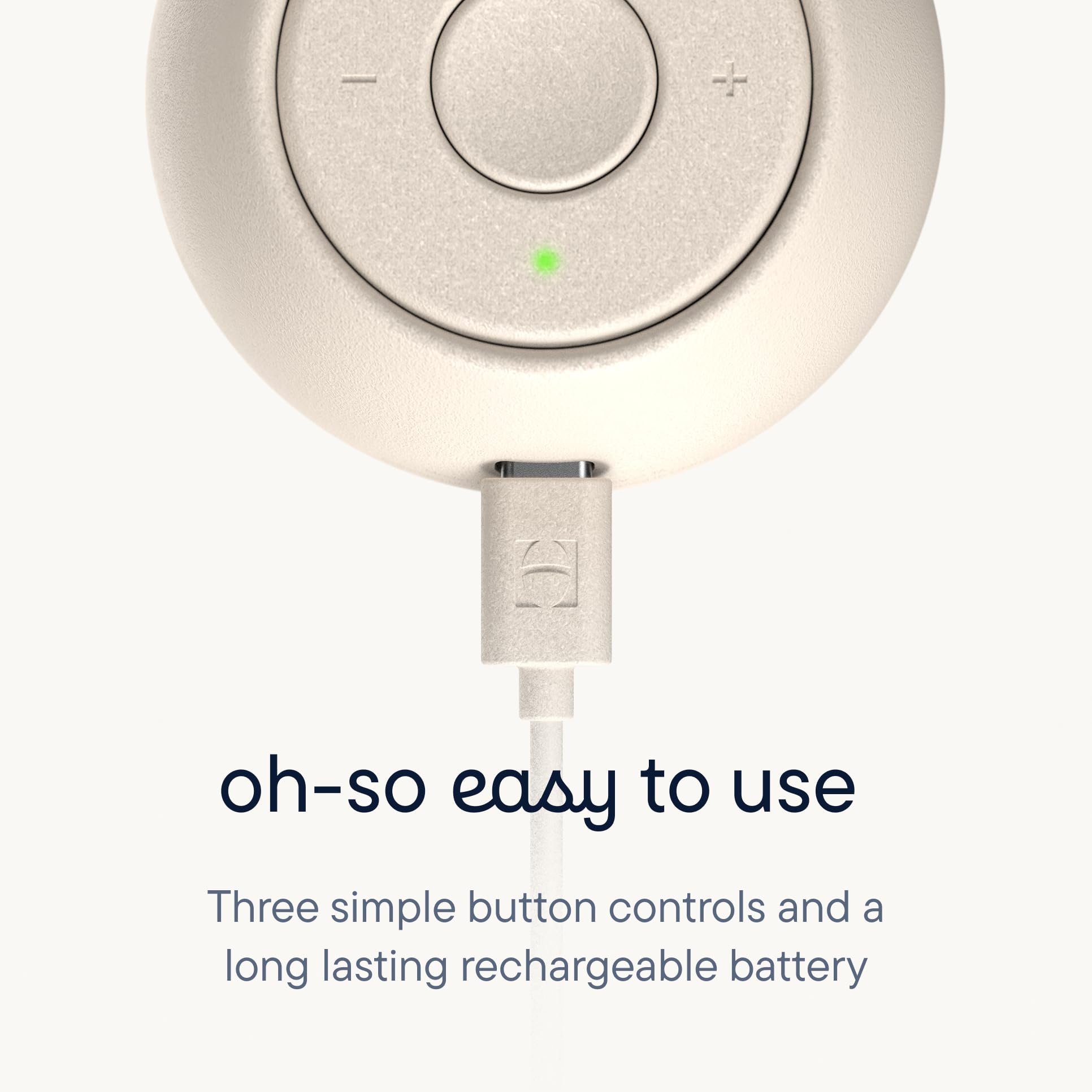 Hatch Go's 15-hour battery powers naps without interruption.
