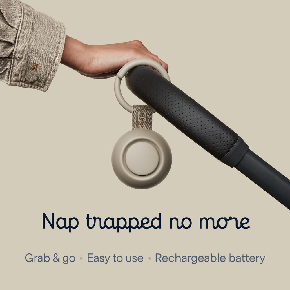 Hatch Go clip-on stroller use for hands-free soothing.
