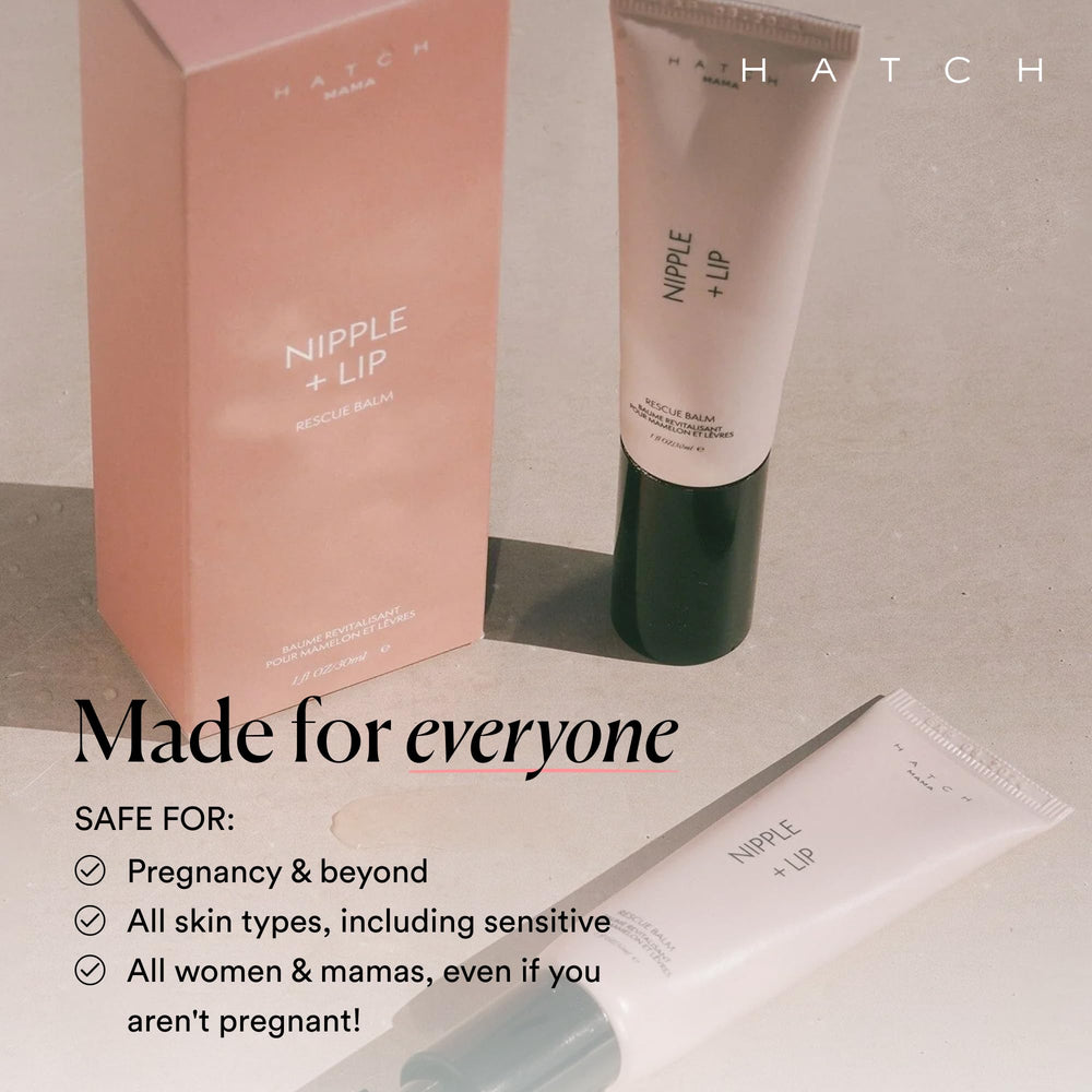HATCH rescue balm demonstrates lip and cuticle moisture application