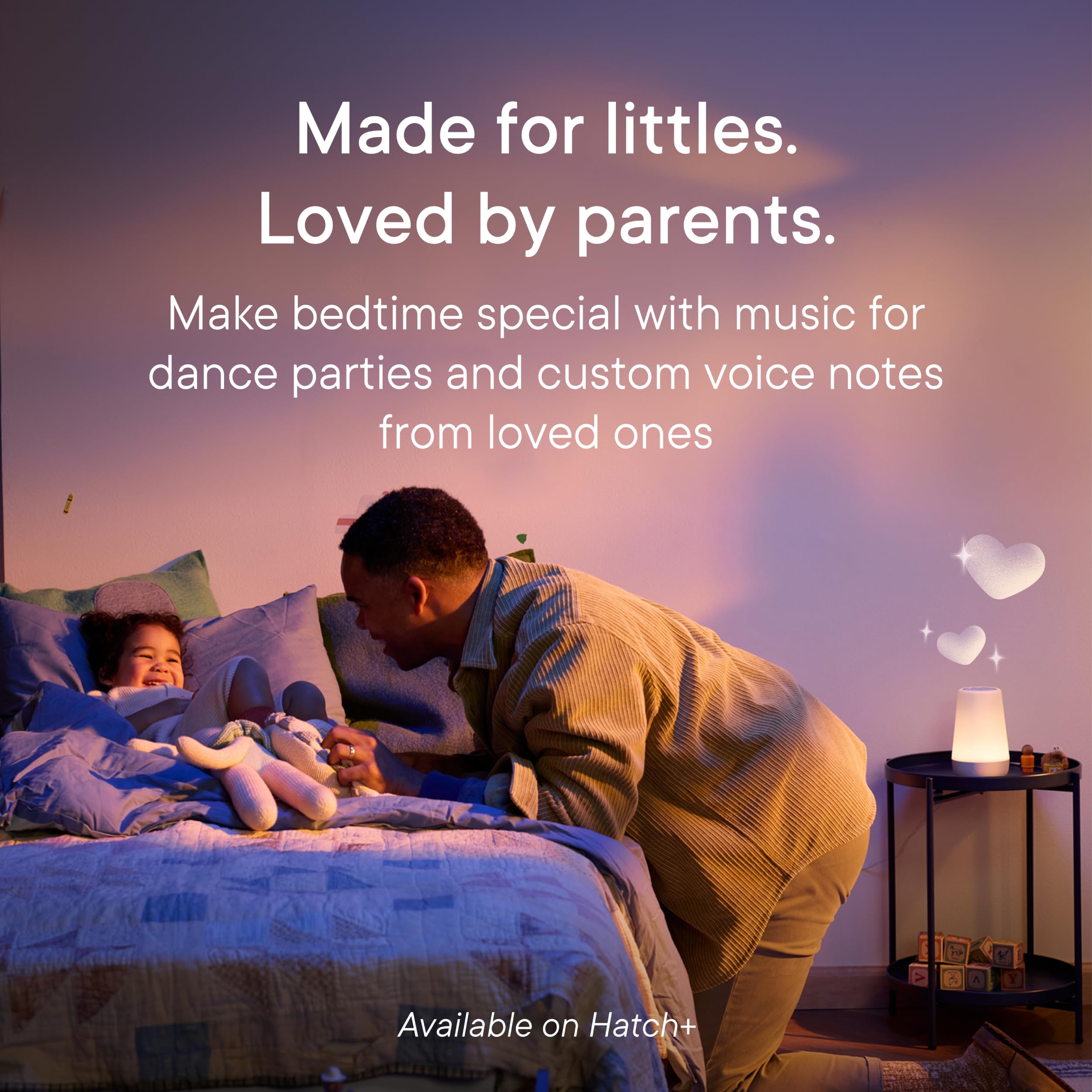 Hatch Rest Baby Gen 2 time-to-rise alarm screen shows wake cues.