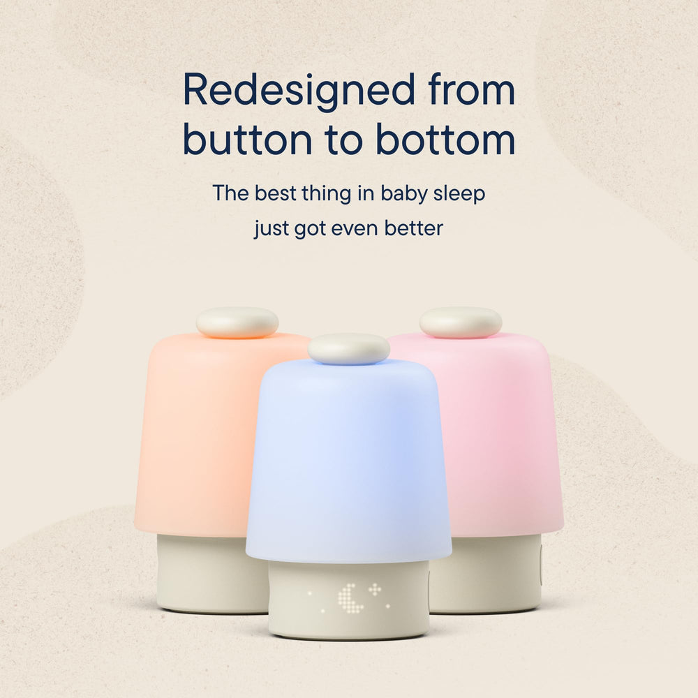 Hatch Rest Baby Wi-Fi setup shows remote control and updates.