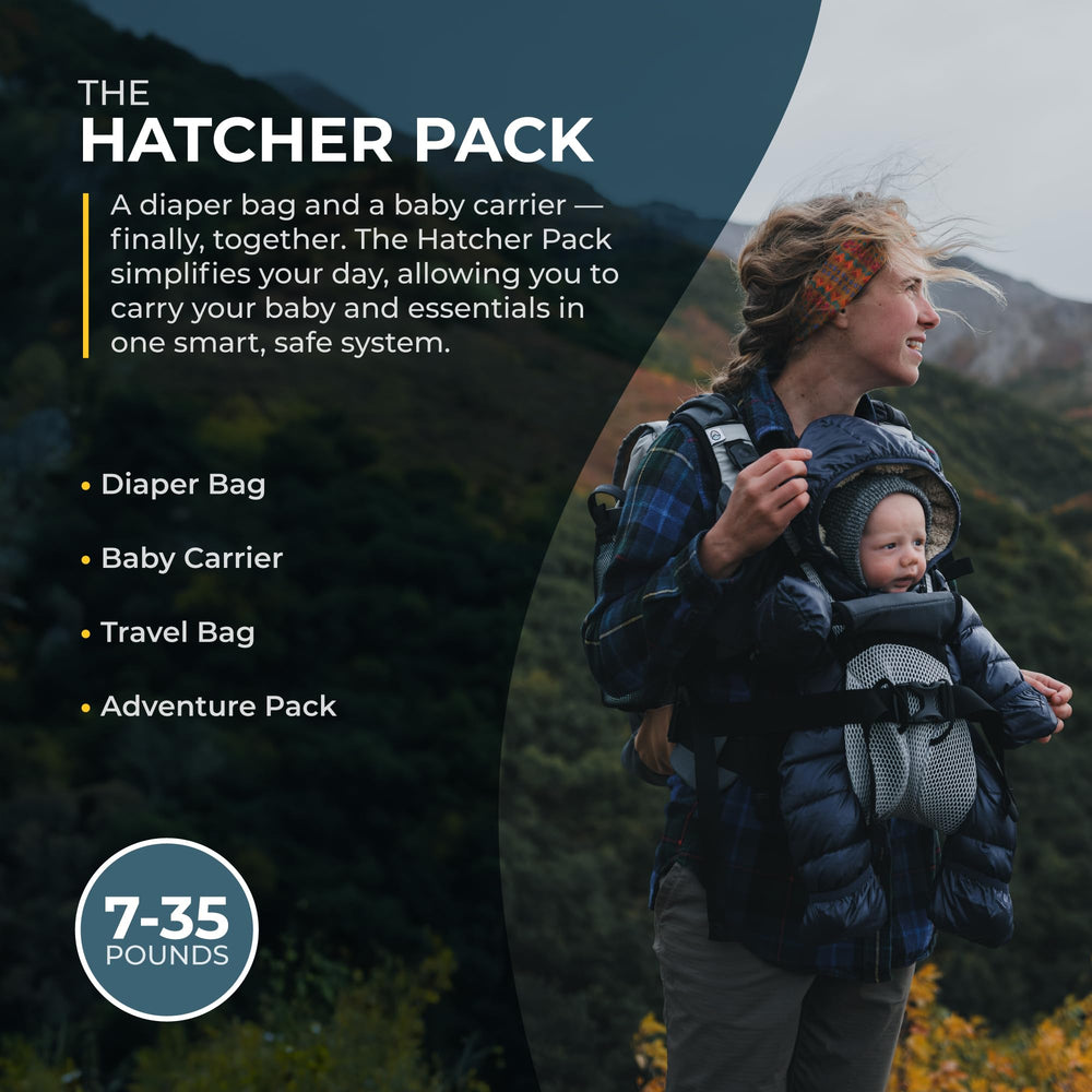 Hatcher Packs Adventure Pack ergonomic padded straps for comfortable long-wear.