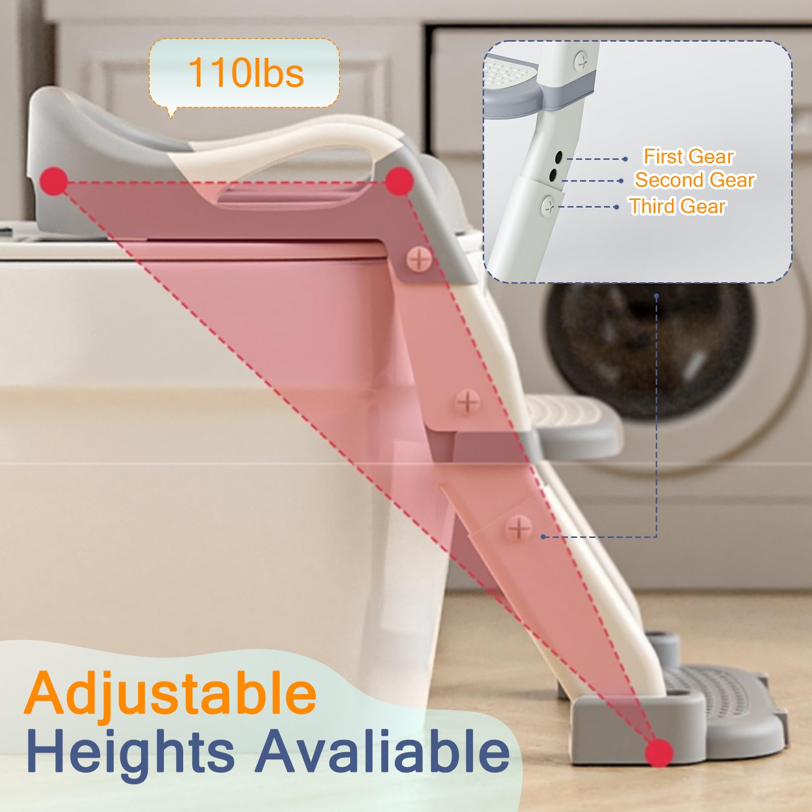 HATINGTOY foldable storage design keeps bathrooms tidy.