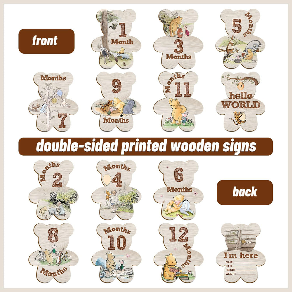 Hatzelou Winnie baby photo shoot setup for adorable monthly milestone captures