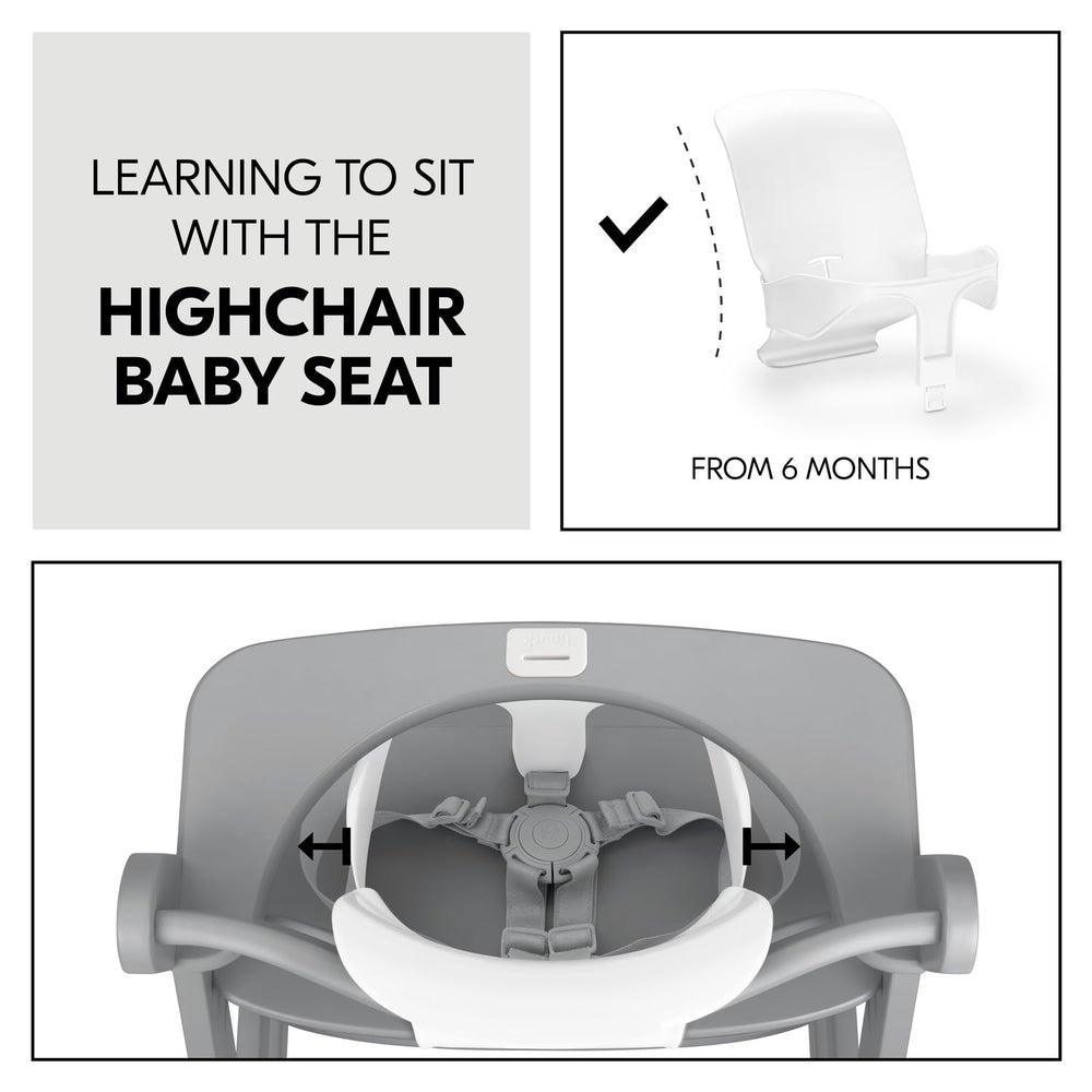 hauck Alpha+ bumper bar adds extra safety during active self-feeding