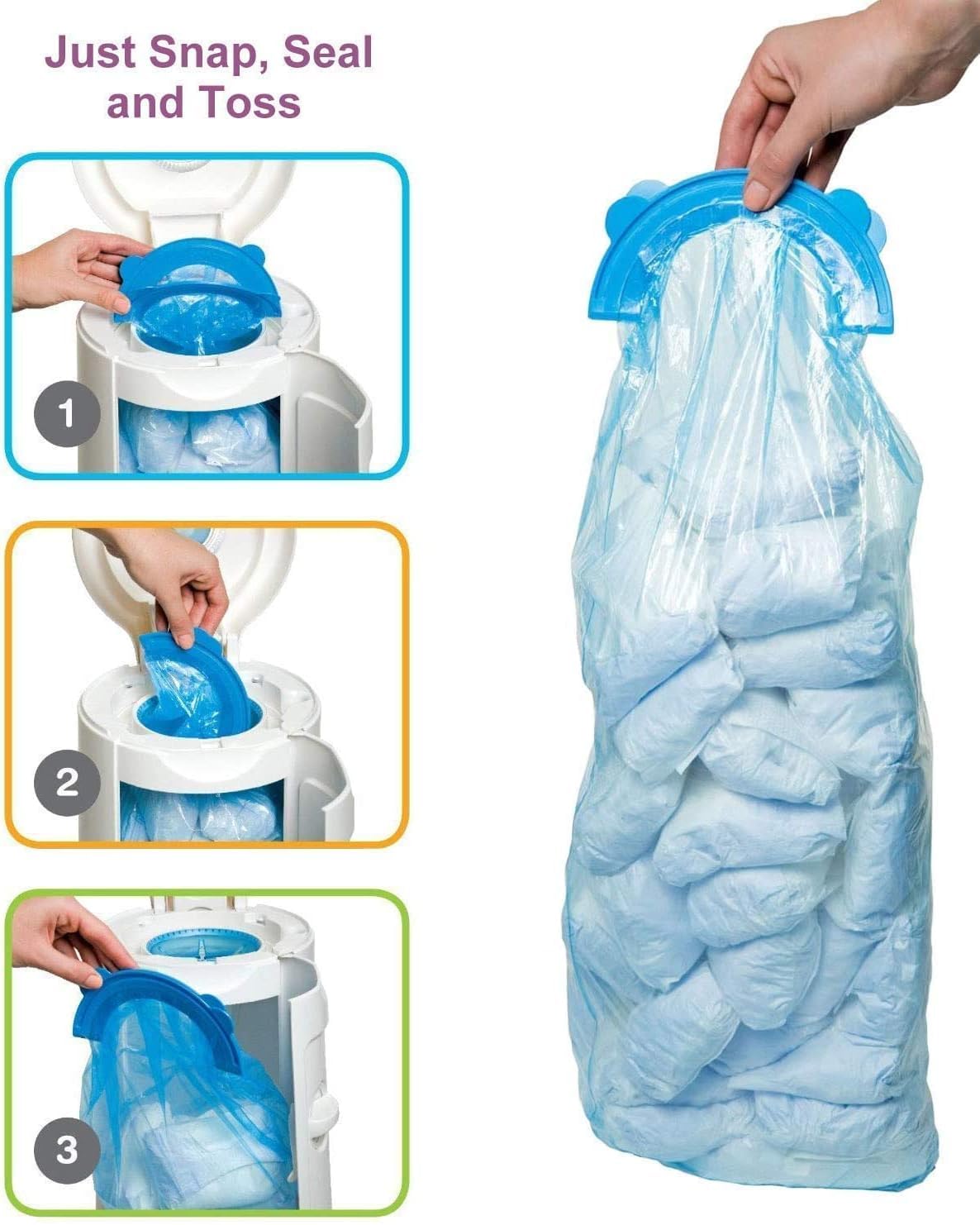 Hauinuey double-lace-side design helps prevent tears during bag handling.