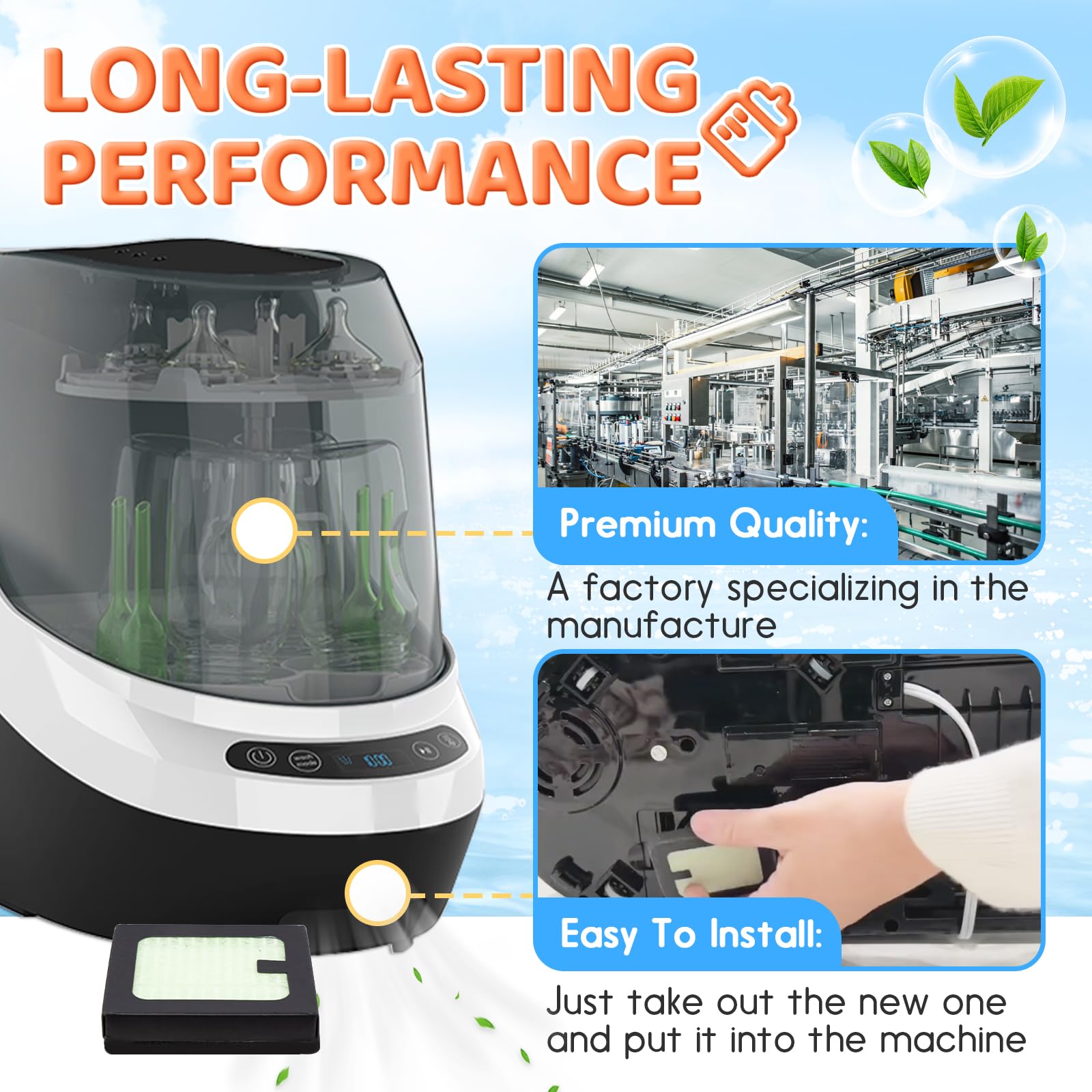 HAVANSIDY filter in-dryer-use shows secure placement during operation