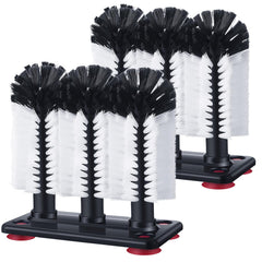 Havawish 2-pack bottle cleaning brush with suction base for secure sink mounting