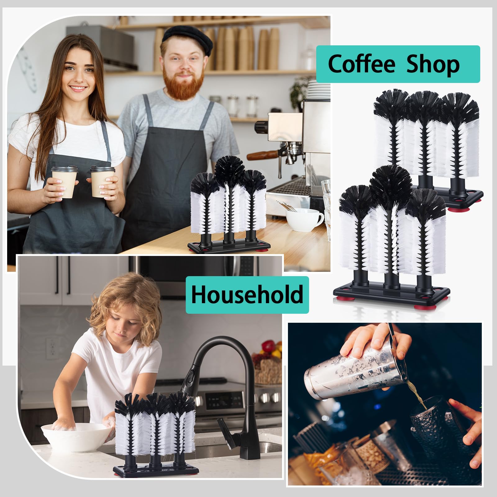 Havawish-cup-washer-in-use demonstrates fast, hands-free cleaning on barware.