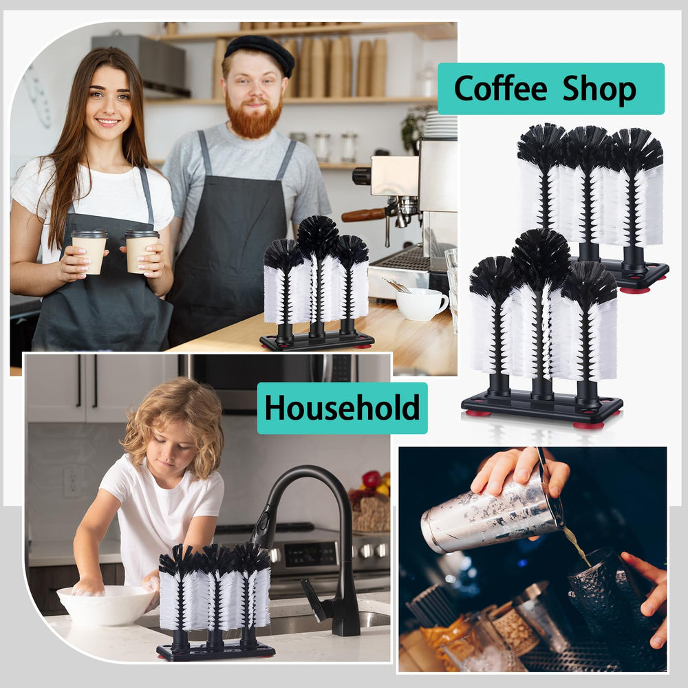 Havawish-cup-washer-in-use demonstrates fast, hands-free cleaning on barware.