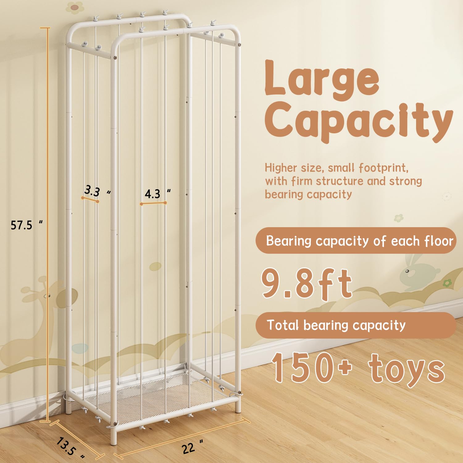 HAVEDAWN gift-ready storage solution ideal for boys and girls' nurseries.
