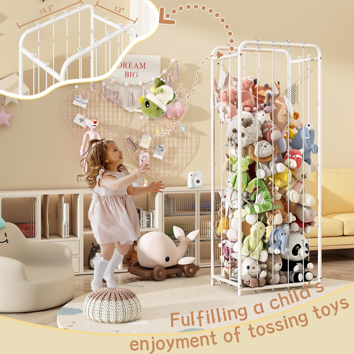 HAVEDAWN nursery-playroom-organization solution shown for versatile storage and display.