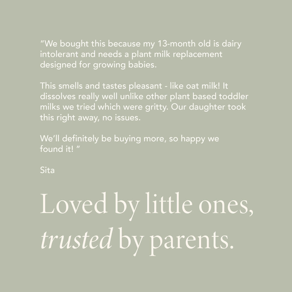 Haven Oat Toddler Palm Oil Free emphasizes gentle, palm-oil-free nutrition.