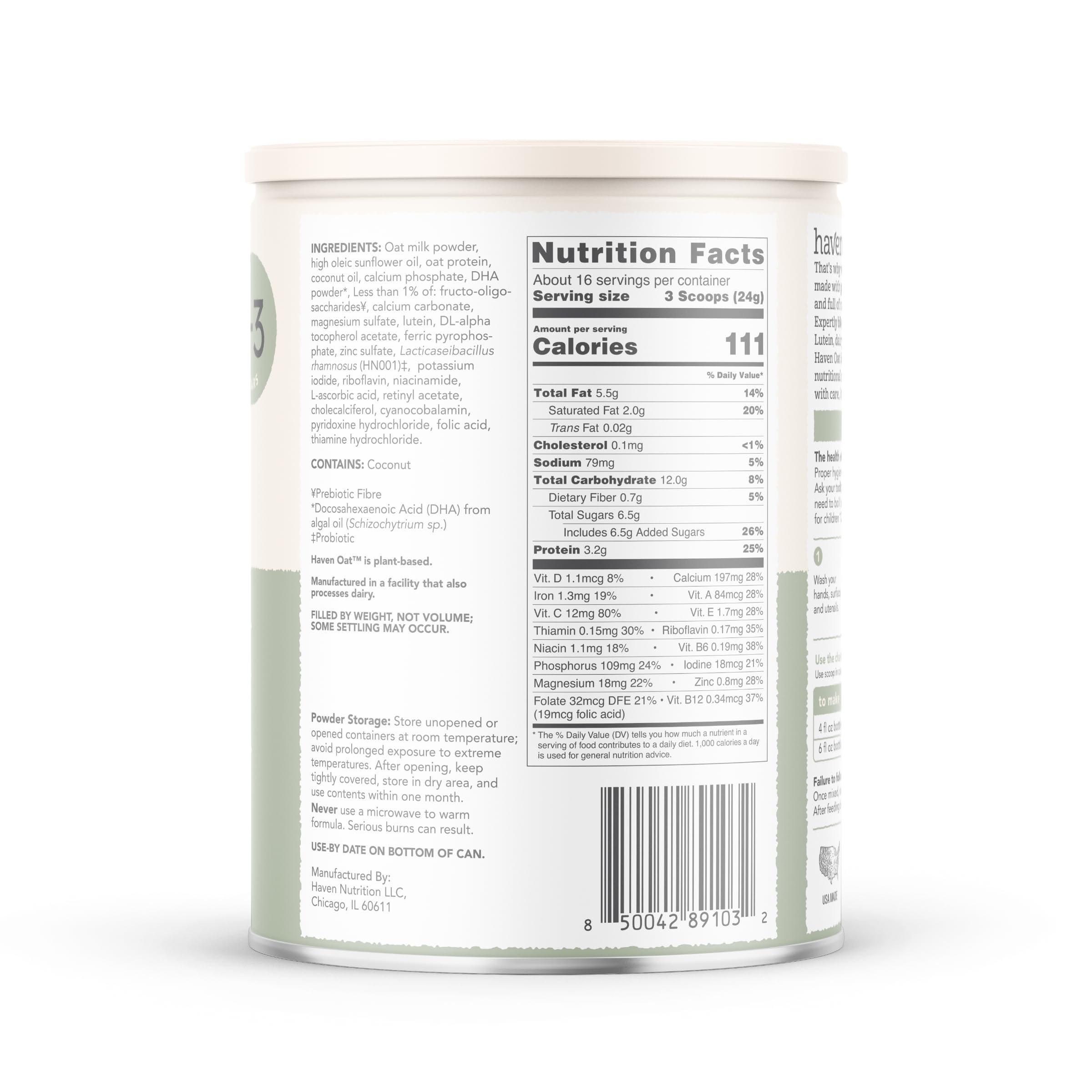 Haven Oat Toddler Ready To Use illustrates simple daily use for busy families.