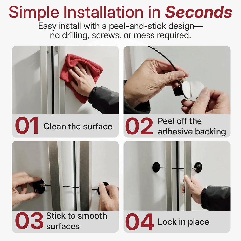 HAVENHAUSE lock on drawer helps prevent spills and pinched fingers.