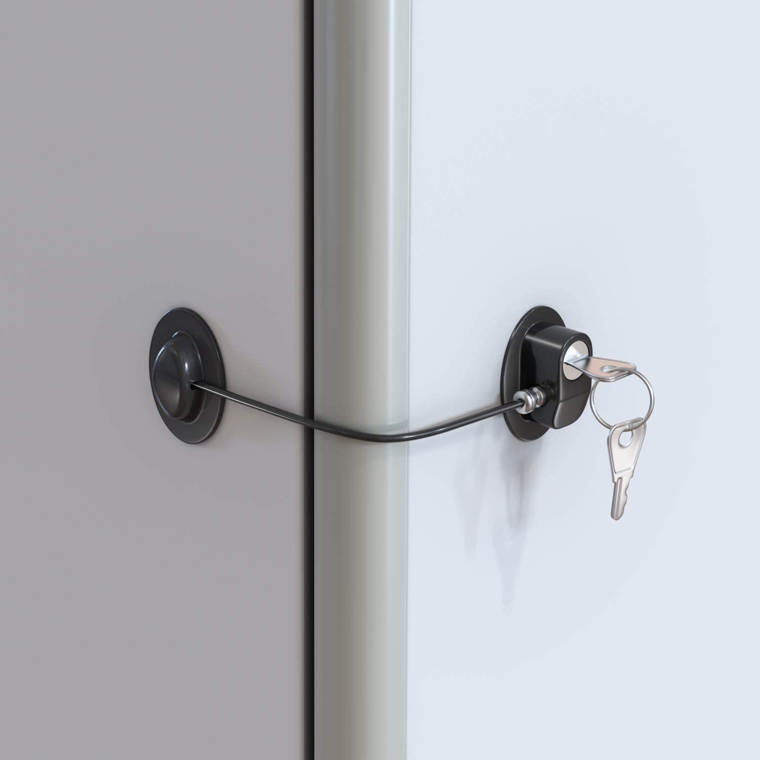 HAVENHAUSE child-safety-lock-fridge-front reduces kid access to food safely.
