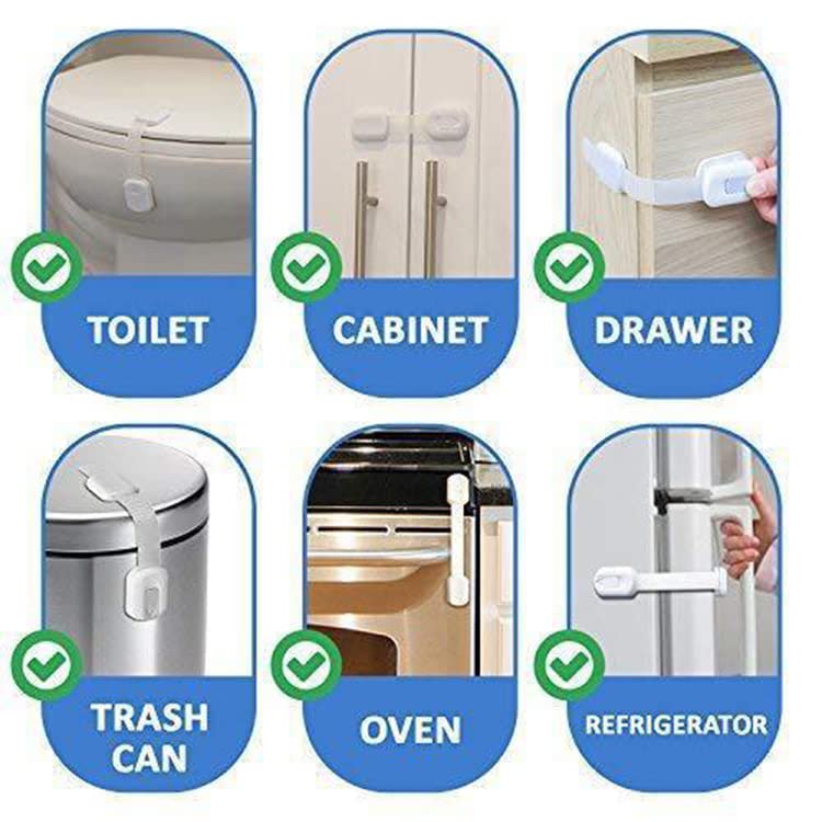 HavenHause fridge door and freezer lock provides added kid-safe access control.