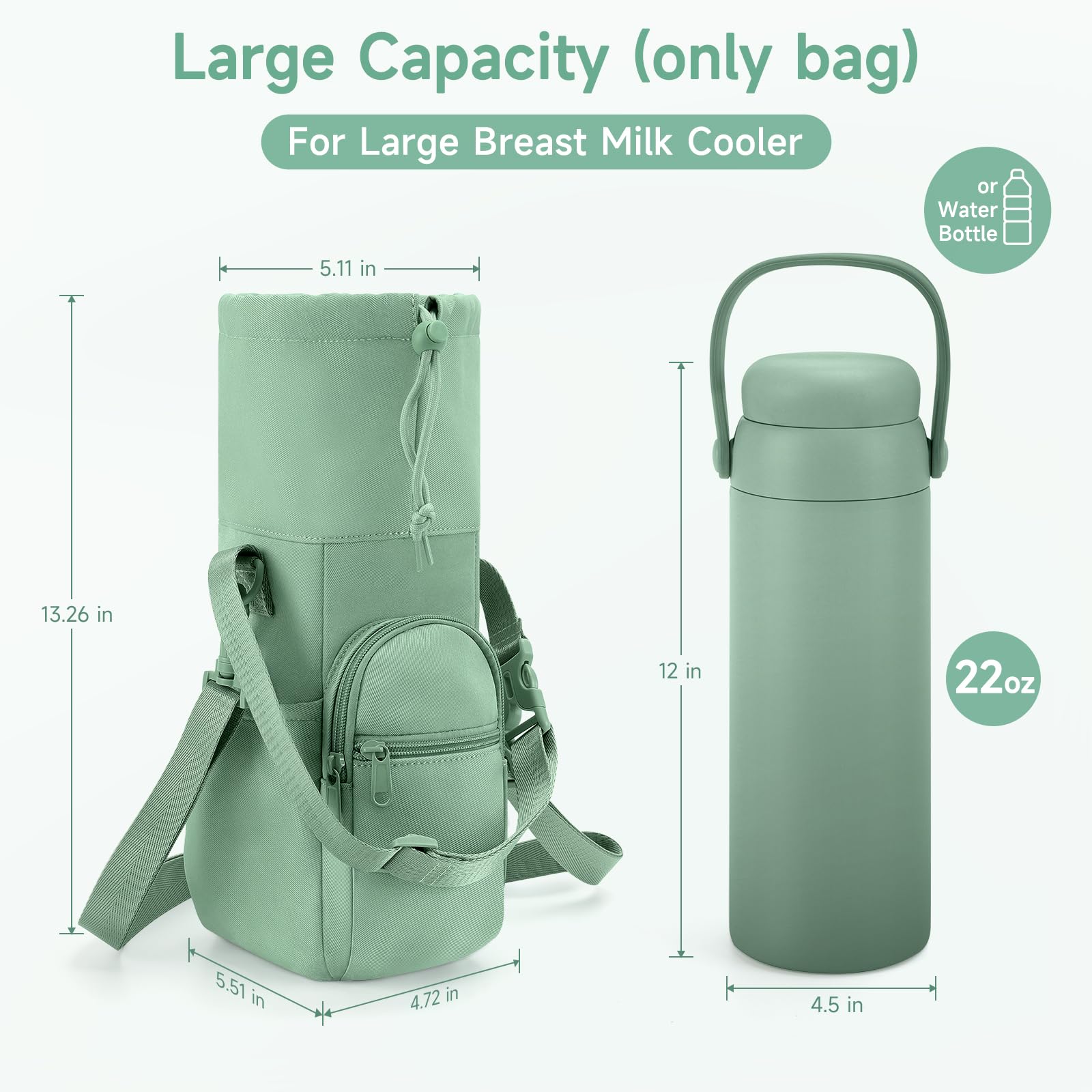 HavenMinds breastmilk bag-leakproof-insulated maintains milk temperature and prevents leaks