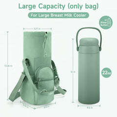 HavenMinds breastmilk bag-leakproof-insulated maintains milk temperature and prevents leaks