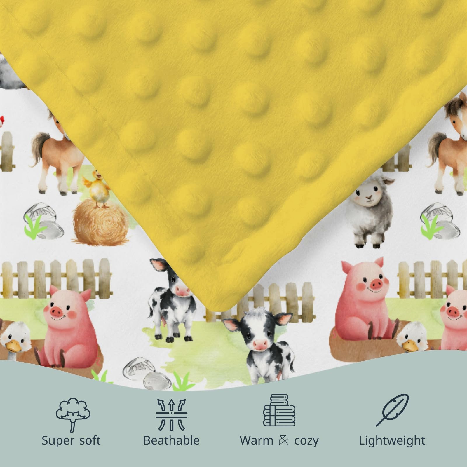 HawSkgFub baby shower gift idea blanket for newborns and toddlers.
