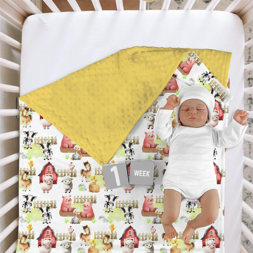 HawSkgFub soft flannel fleece Mink fabric blanket feels plush and breathable.
