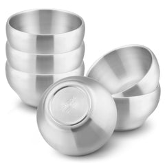 HaWare 6-piece kids bowls insulated exterior for temperature control and mess-free meals.