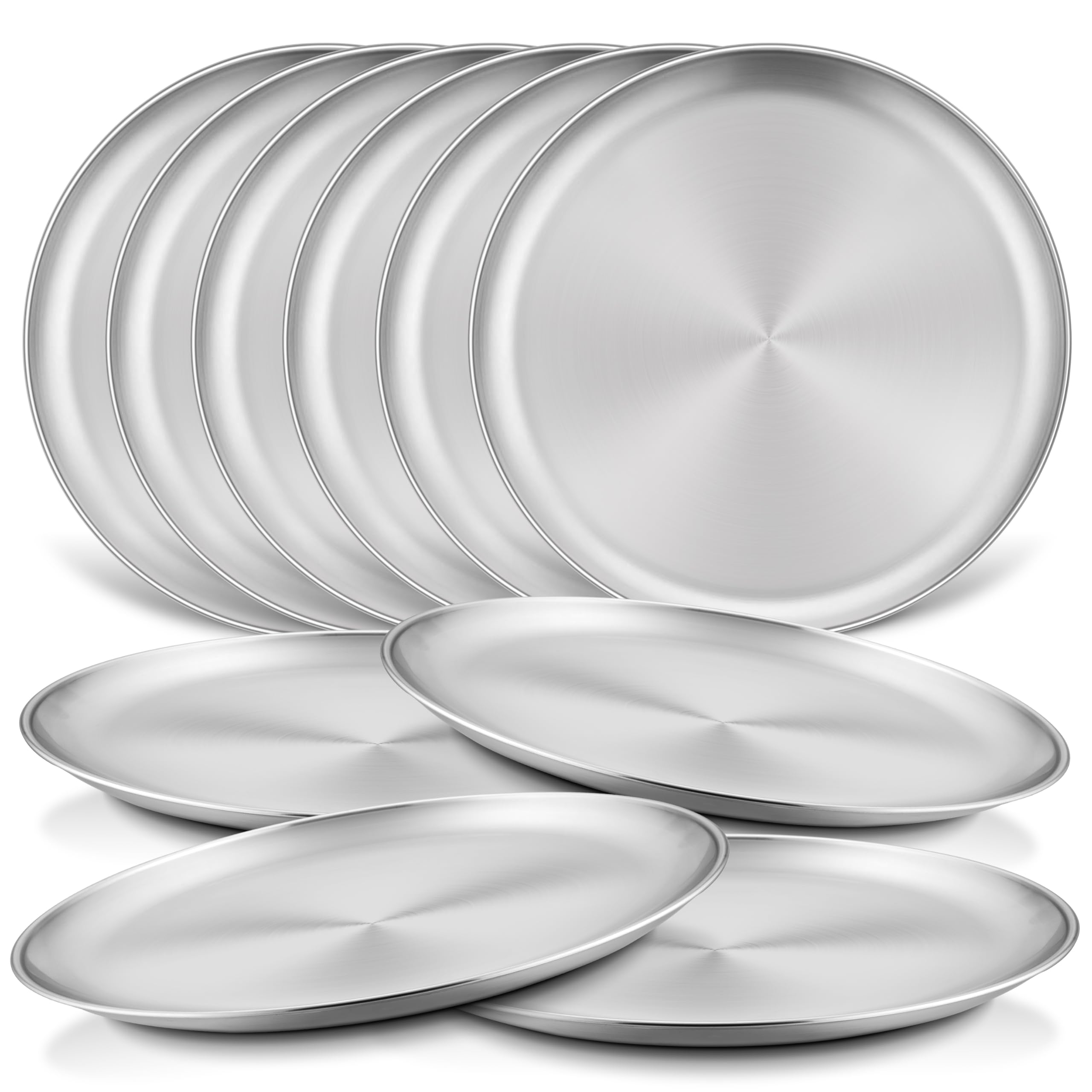 HaWare 8inch matte finish plate reduces fingerprints and stains for easy cleaning