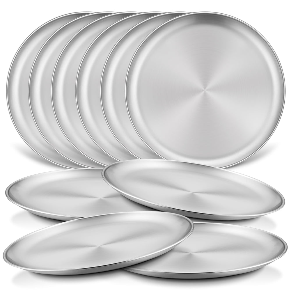 HaWare 8inch matte finish plate reduces fingerprints and stains for easy cleaning