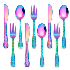 HaWare 9-piece toddler flatware set for easy self-feeding at home.
