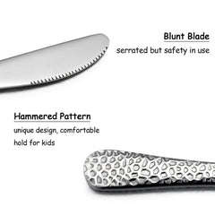 HaWare adult-look silverware design for confident toddler dining.