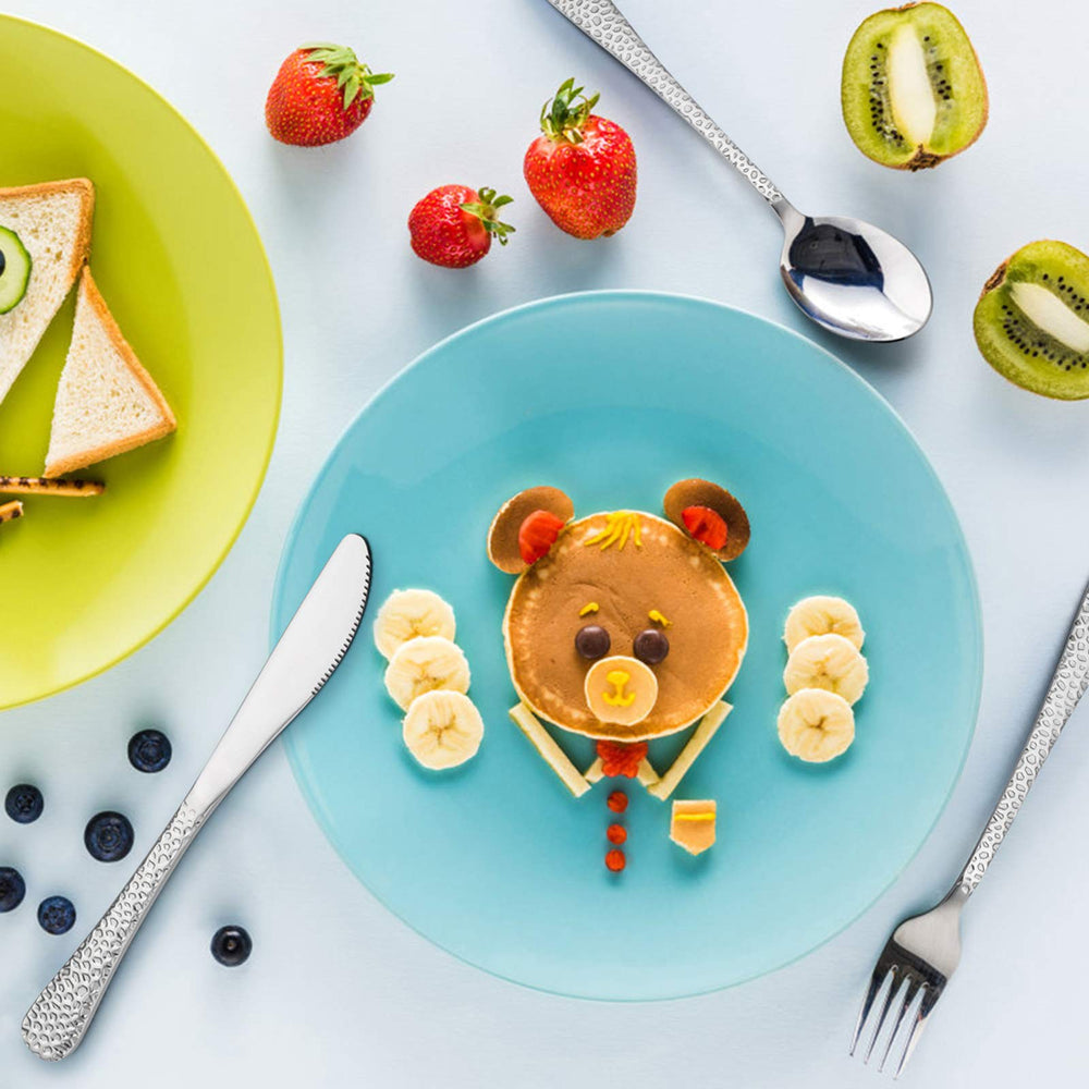 HaWare adult-look utensils foster independent eating experiences for toddlers.