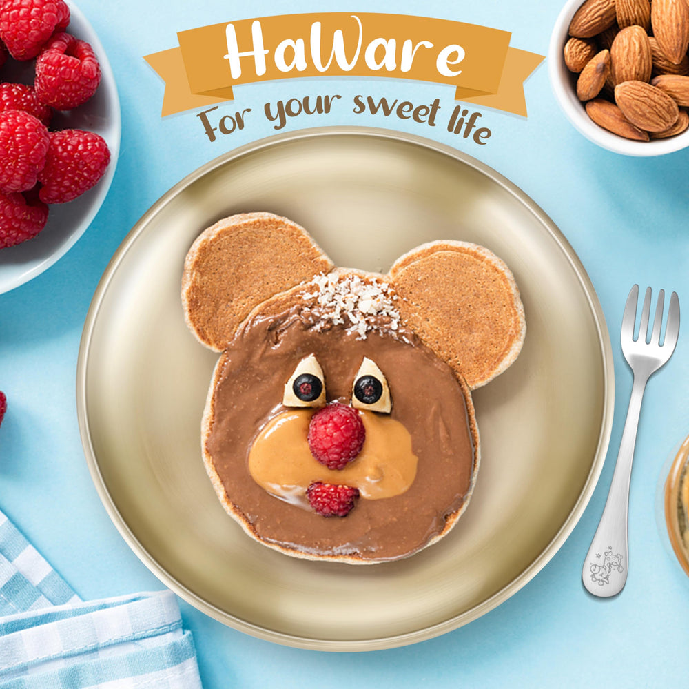 HaWare dishwasher-safe-stainless-plate simplifies cleanup and long life