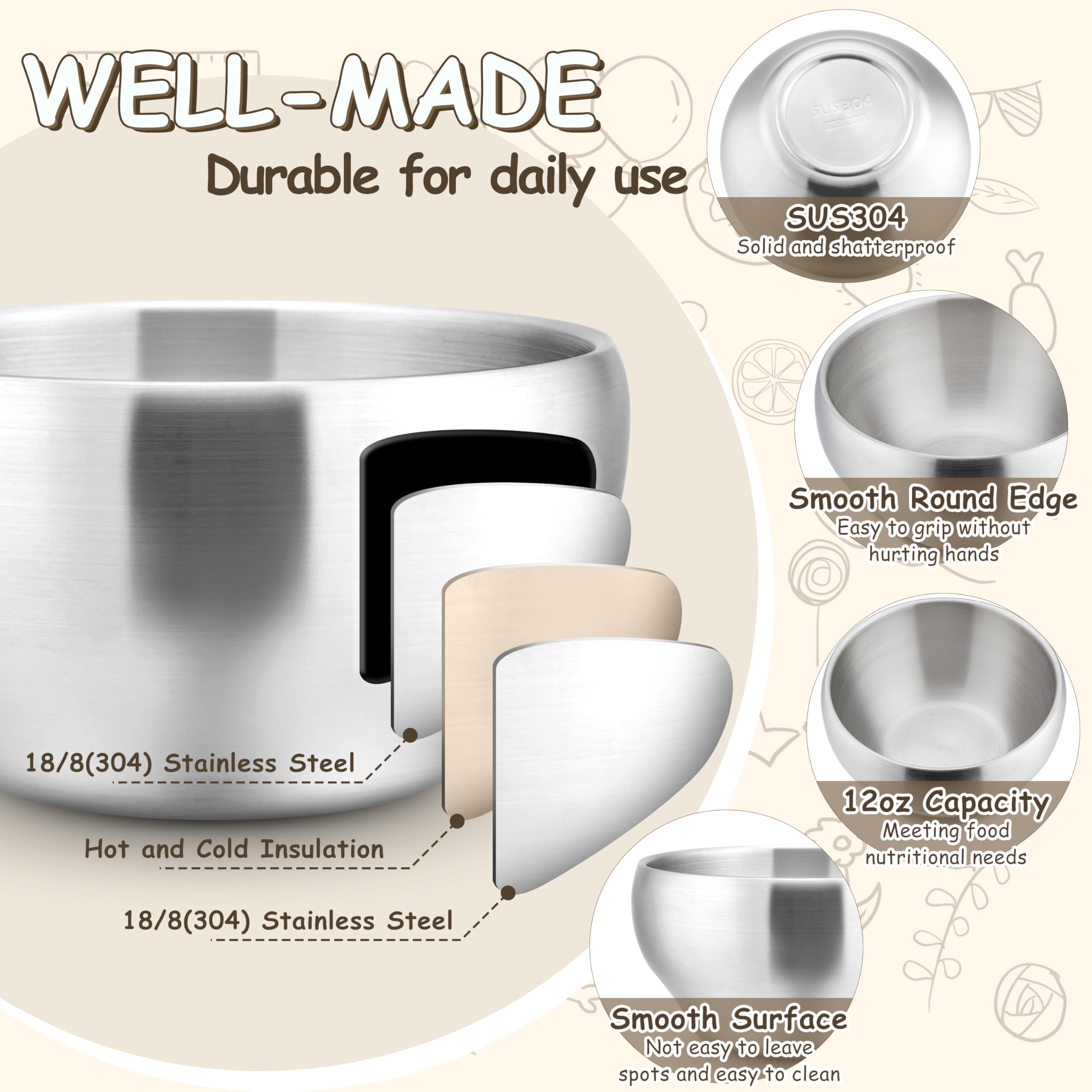 HaWare Kids plates empty view emphasizing compact, stackable design for storage.