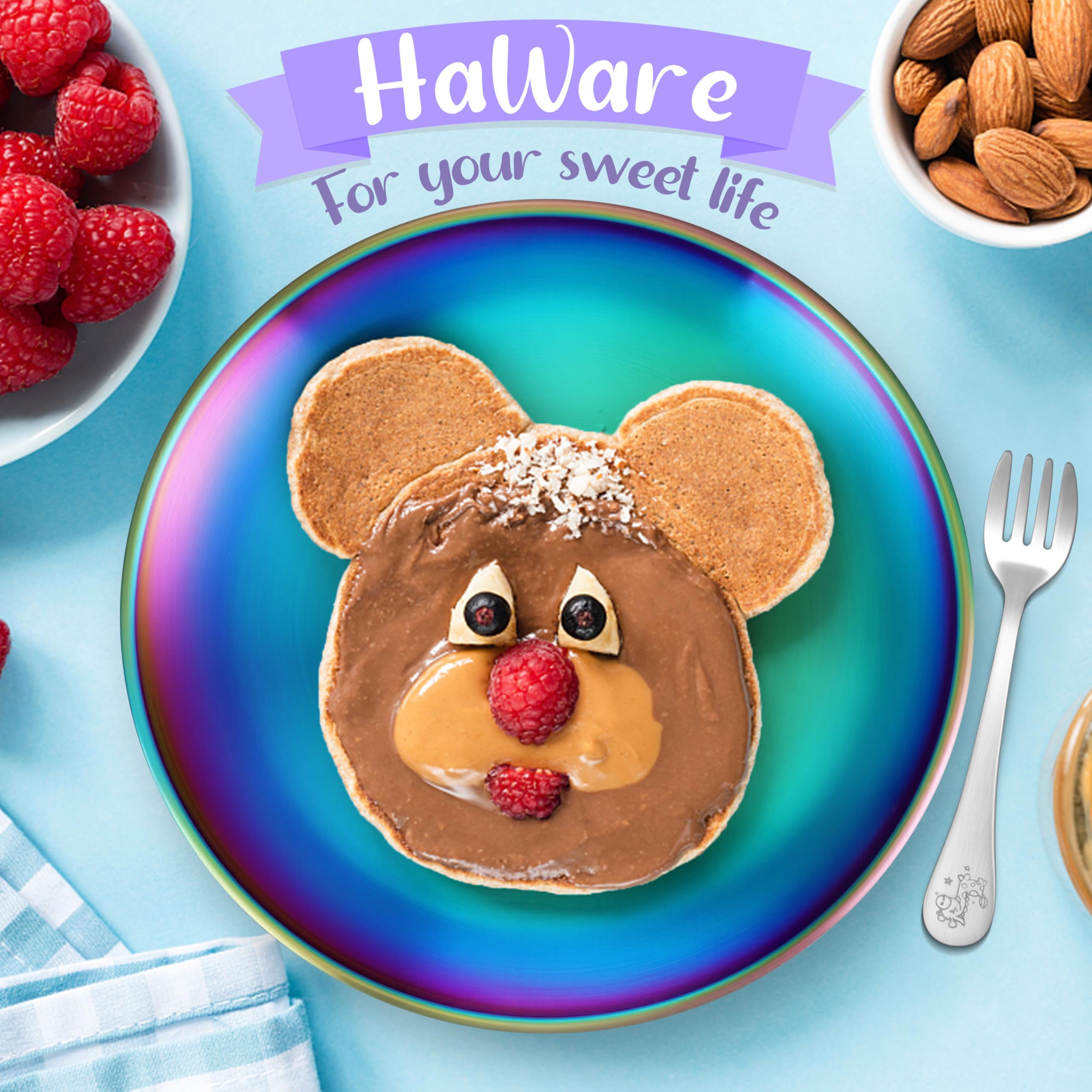 HaWare no-lead non-toxic plates promote safe everyday dining for families.