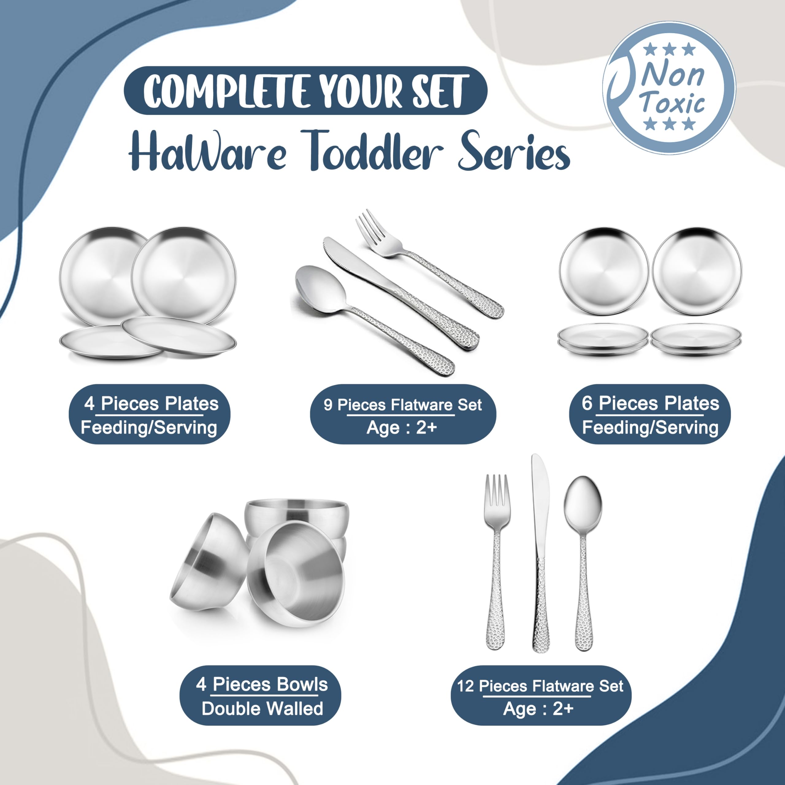 HaWare snack plate pizza 8inch suitable for fruit and cookies