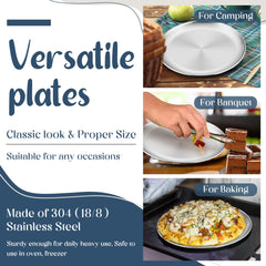 HaWare stackable kid plates save space on shelves