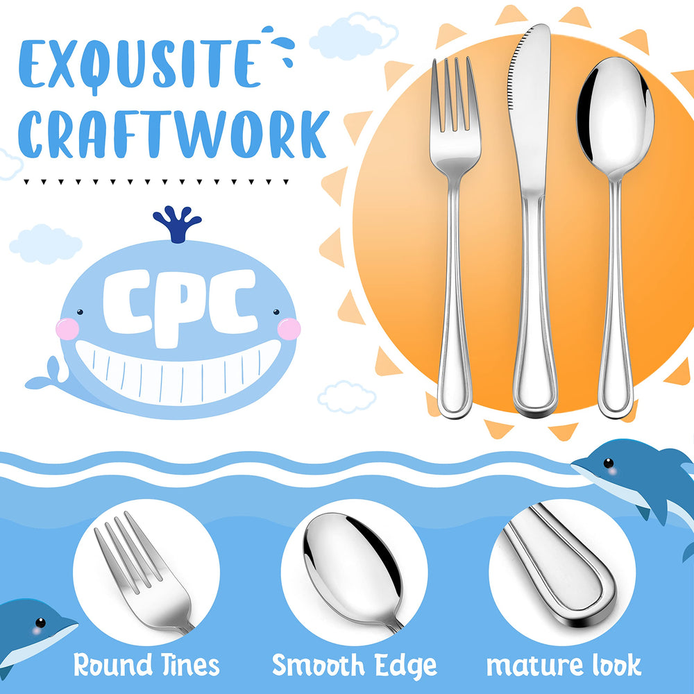 Haware toddler forks with slender tines ease food picking for beginners.