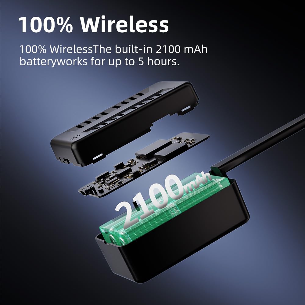 HawkEyeSpy battery 2100mAh keeps the camera portable for travel and quick setup