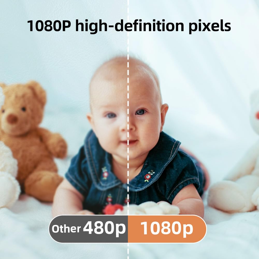 HawkEyeSpy bendable-wire-lens for flexible viewing angles around the crib