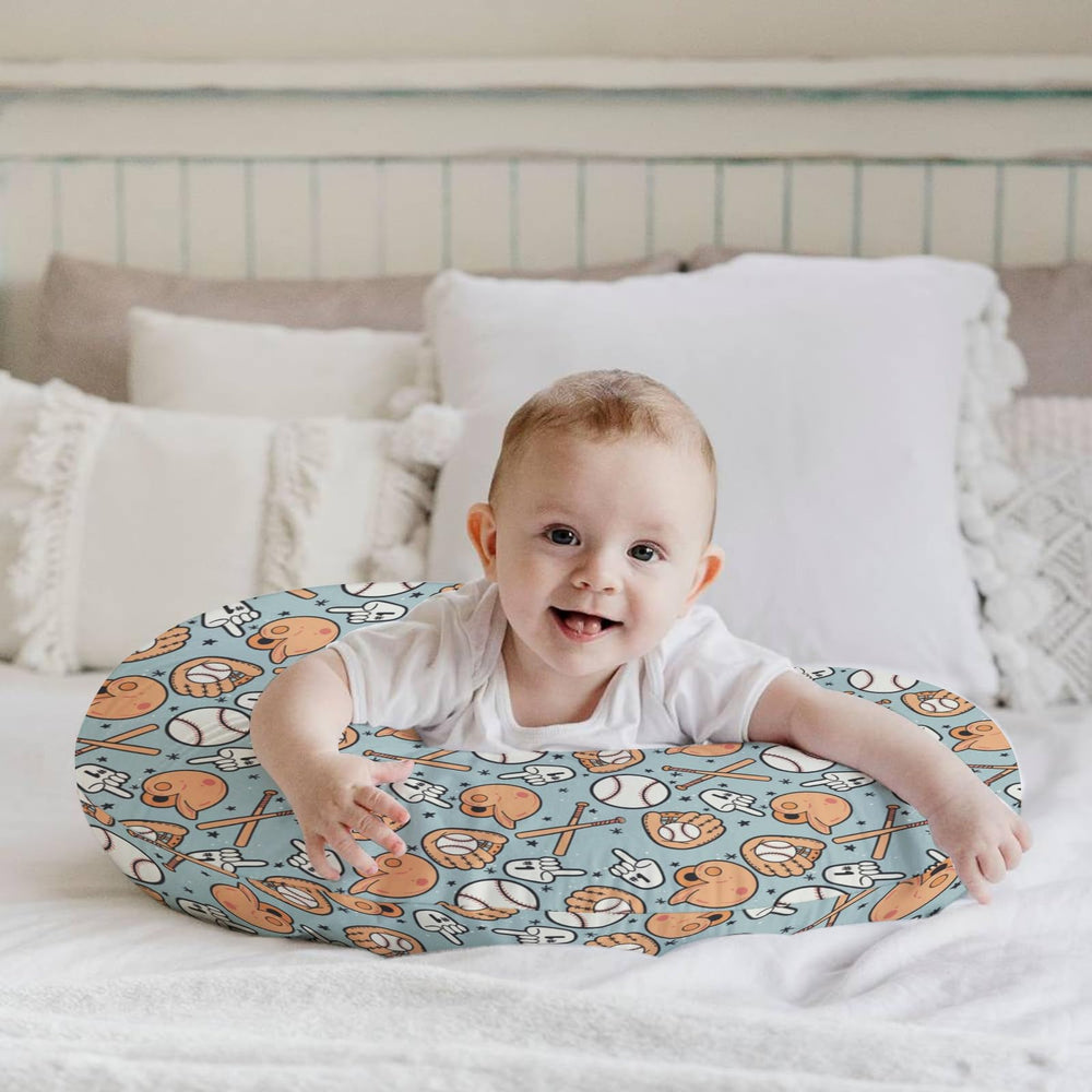 HawSkgFub nursery decor idea pairs with blankets and sheets.