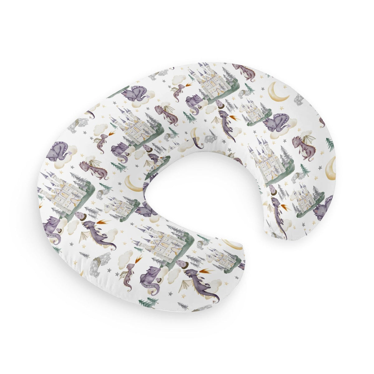 HawSkgFub cute dragon nursing pillow cover for cozy feeding sessions