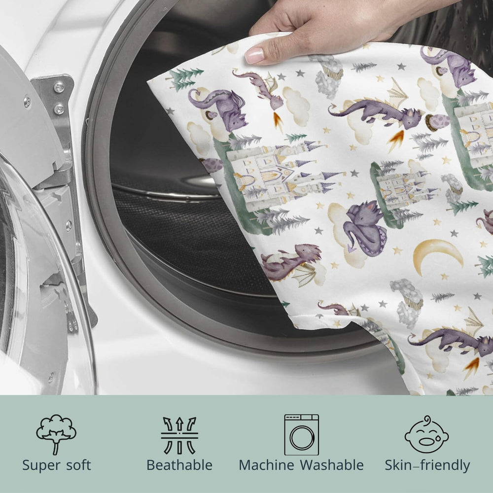 HawSkgFub machine-washable nursing pillowcase simplifies cleanup