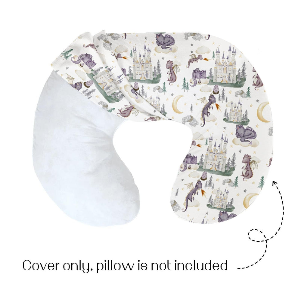 HawSkgFub purple castle cloud moon star pillow cover bright nursery decor