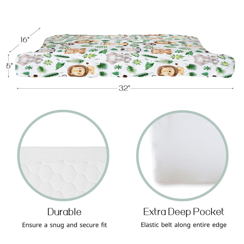HawSkgFub elephant pattern changing pad cover keeps baby comfy during changes