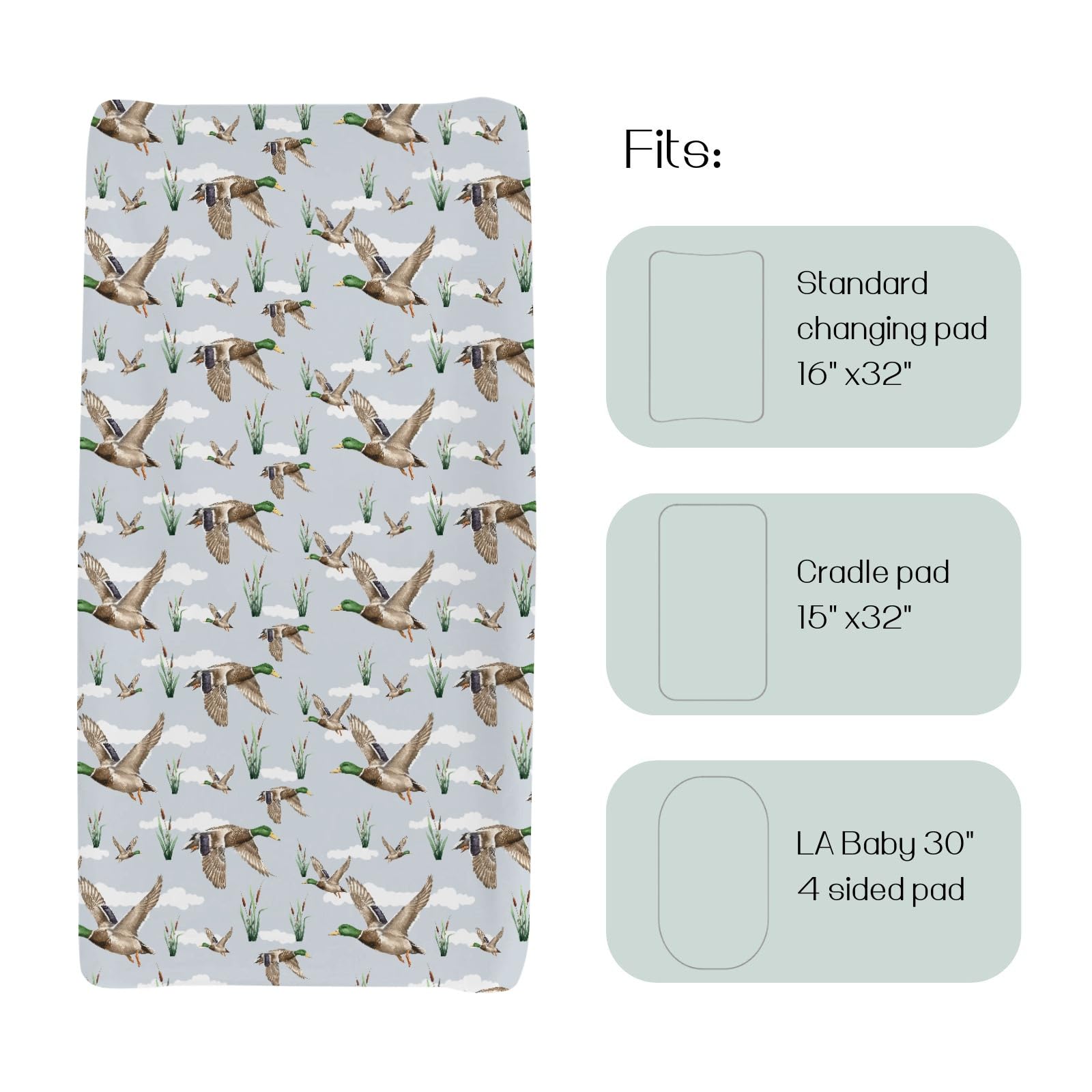 HawSkgFub soft milky polyester changing pad cover feels silky and breathable.