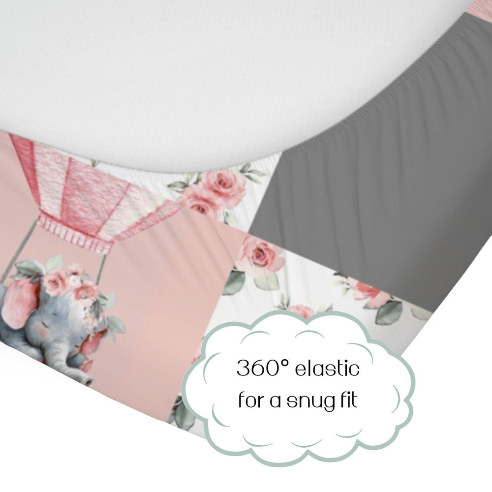 HawSkgFub soft stretchy polyester crib sheet texture closeup emphasizes durable comfort