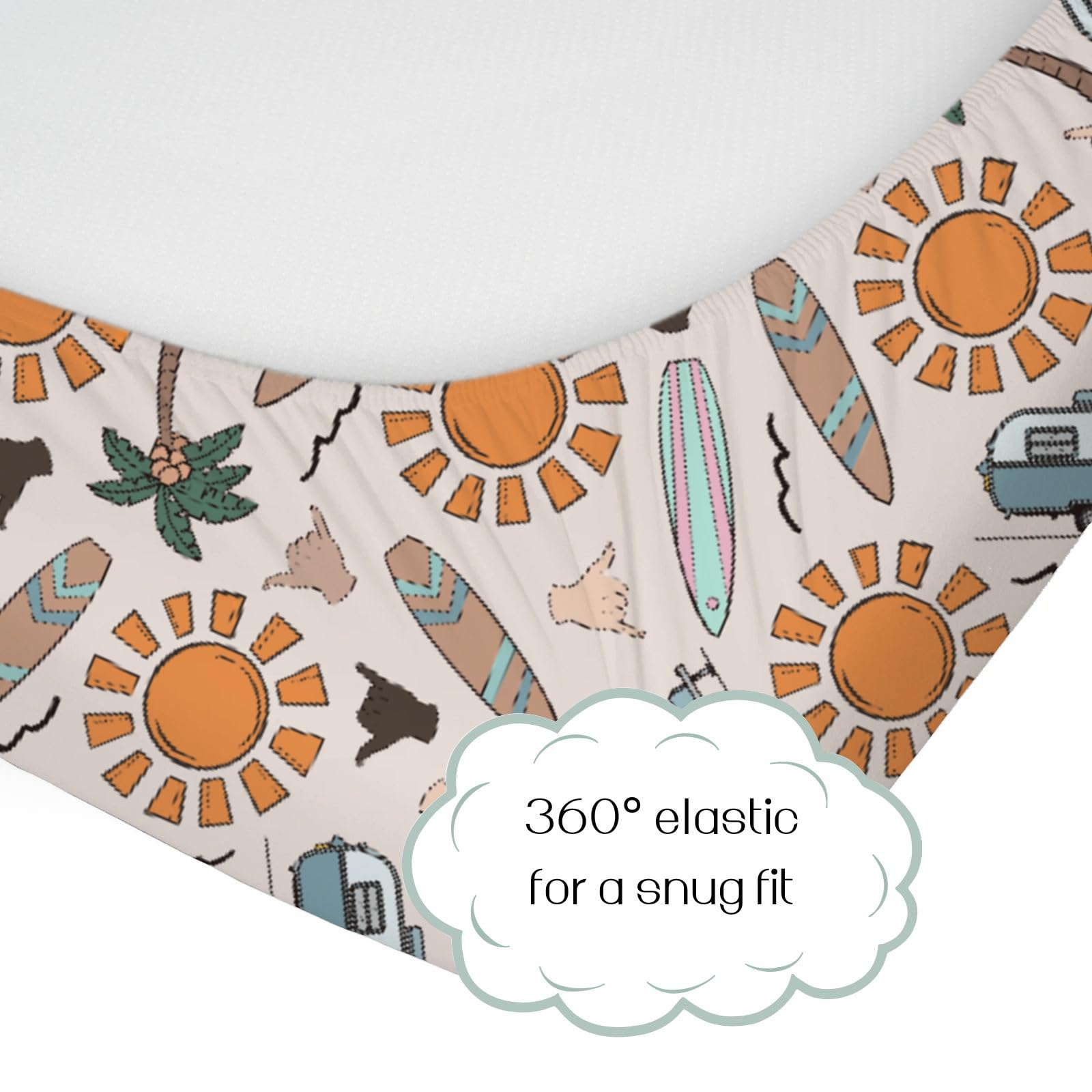 HawSkgFub tropical-coconut-tree-sun-crib-sheet adds tropical style while keeping baby comfortable.